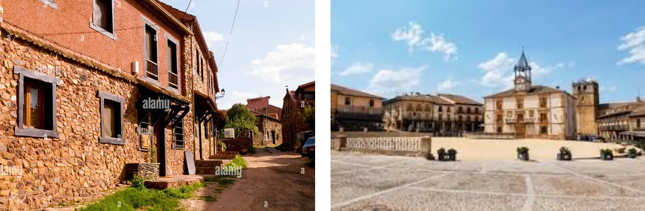 pueblos rojos y negros